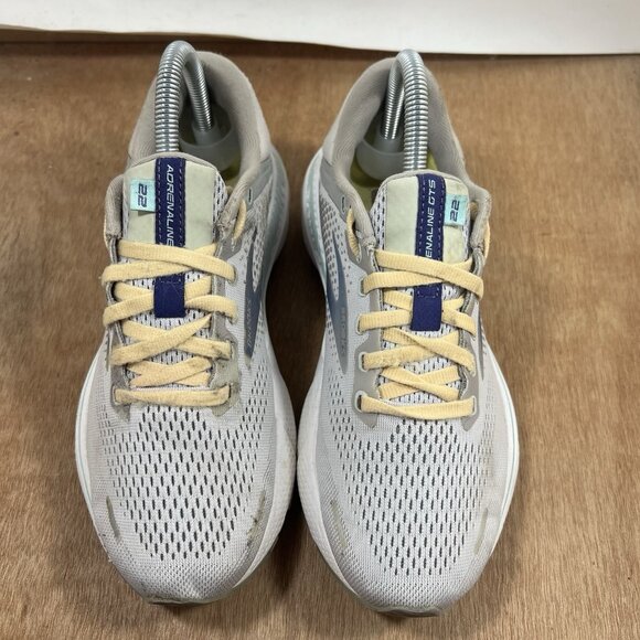 Brooks Adrenaline GTS 22 Womens Size 7.5 Grey Running Shoes - Picture 3 of 10